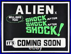 ALIEN? CineMasterpieces 1979 EXTREMELY RARE BRITISH QUAD ORIGINAL MOVIE POSTER