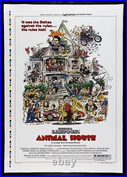 ANIMAL HOUSE? CineMasterpieces PRINTER'S PROOF ORIGINAL MOVIE POSTER RARE 1978