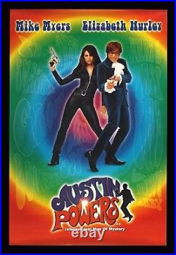 AUSTIN POWERS CineMasterpieces ENGLISH 40X60 ORIGINAL MOVIE POSTER 1997