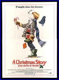 A CHRISTMAS STORY CineMasterpieces ITALIAN ORIGINAL MOVIE POSTER SNOWBALL 1983