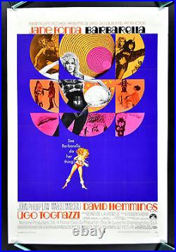 BARBARELLA? CineMasterpieces RARE ORIGINAL PSYCHEDELIC 60'S MOVIE POSTER 1968