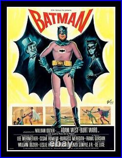 BATMAN? CineMasterpieces 1966 FRANCE FRENCH 1P VINTAGE ORIGINAL MOVIE POSTER