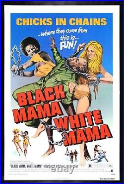 BLACK MAMA WHITE MAMA? CineMasterpieces ORIGINAL MOVIE POSTER EXPLOITATION 1973