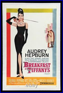 BREAKFAST AT TIFFANY'S? CineMasterpieces TIFFANYS ORIGINAL MOVIE POSTER 1961