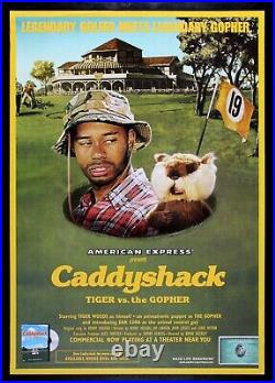 CADDYSHACK? CineMasterpieces TIGER WOODS GOLF AMERICAN EXPRESS MOVIE POSTER