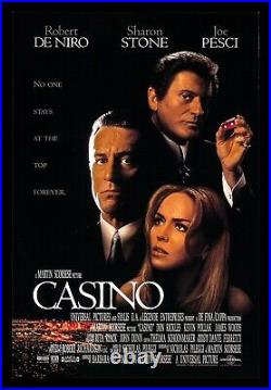 CASINO? CineMasterpieces ORIGINAL DS MOVIE POSTER SCORSESE 1995 LAS VEGAS