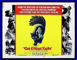 CAT O NINE TAILS CineMasterpieces ORIGINAL MOVIE POSTER 1971