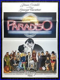 CINEMA PARADISO? CineMasterpieces 1988 ITALIAN 2SH ORIGINAL MOVIE POSTER