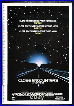 CLOSE ENCOUNTERS OF THE THIRD KIND? CineMasterpieces PROOF MOVIE POSTER 1977