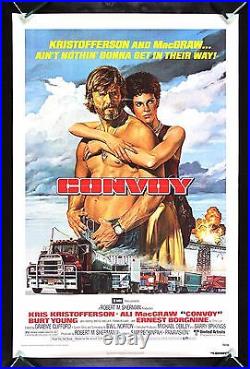 CONVOY CineMasterpieces MOVIE POSTER 1978 CAR AUTO GARAGE TRUCK TRUCKER