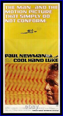 COOL HAND LUKE? CineMasterpieces HUGE ORIGINAL 1967 MOVIE POSTER PAUL NEWMAN