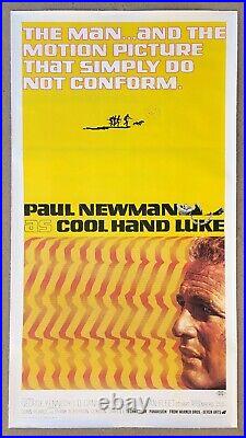 COOL HAND LUKE? CineMasterpieces PAUL NEWMAN ORIGINAL HUGE MOVIE POSTER 1967