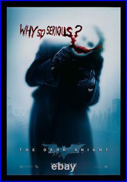 DARK KNIGHT? CineMasterpieces ORIGINAL MOVIE POSTER BATMAN WHY SO SERIOUS JOKER