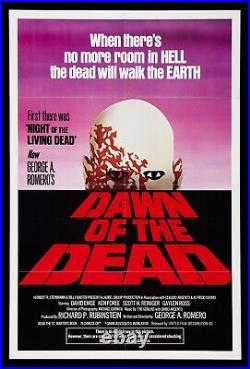 DAWN OF THE DEAD? CineMasterpieces 1978 ZOMBIE VINTAGE ORIGINAL MOVIE POSTER