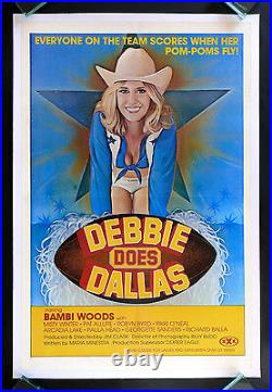 DEBBIE DOES DALLAS CineMasterpieces ORIGINAL MOVIE POSTER 1978 RATED X