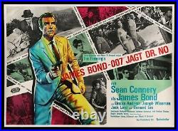 DR. NO? CineMasterpieces MOVIE POSTER JAMES BOND RARE GERMAN DOCTOR DR NO 1962