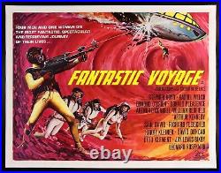 FANTASTIC VOYAGE? CineMasterpieces RARE UK QUAD RED MOVIE POSTER 1966