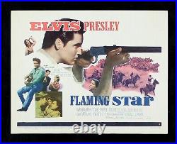FLAMING STAR? CineMasterpieces 1960 MOVIE POSTER ELVIS PRESLEY GUN RIFLE SHOOT