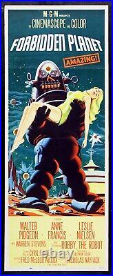 FORBIDDEN PLANET? CineMasterpieces ORIGINAL MOVIE POSTER SPACE ROBOT 1956