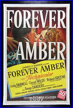 FOREVER AMBER CineMasterpieces 1947 ORIGINAL MOVIE POSTER