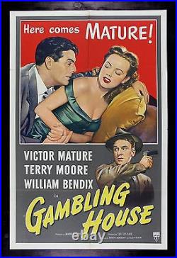 GAMBLING HOUSE CineMasterpieces 1SH ORIGINAL CASINO GAMING MOVIE POSTER 1951