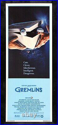 GREMLINS? CineMasterpieces RARE INSERT ORIGINAL MOVIE POSTER NOT FAKE 1984