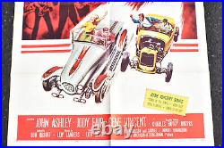 HOT ROD GANG 1958 CineMasterpieces ORIGINAL BAD GIRL CAR Movie Poster N-MINT