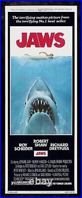 JAWS? CineMasterpieces ORIGINAL MOVIE POSTER INSERT RARE NOT A FAKE 1975