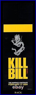 KILL BILL? CineMasterpieces DS RARE UK DOOR PANEL SAMURAI MOVIE POSTER 2003