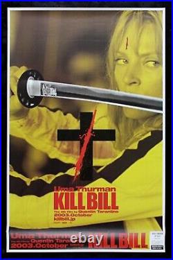 KILL BILL? CineMasterpieces JAPANESE JAPAN RARE TICKET MOVIE POSTER 2003