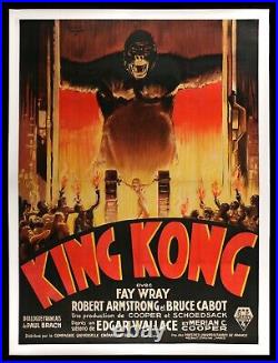 KING KONG? CineMasterpieces RARE FRENCH ORIGINAL HORROR HUGE MOVIE POSTER 1933