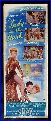 LADY IN THE DARK CineMasterpieces MOVIE POSTER INSERT GINGER ROGERS