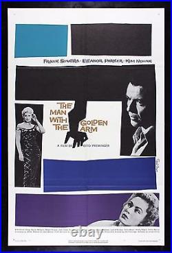 MAN WITH THE GOLDEN ARM? CineMasterpieces SAUL BASS ORIGINAL MOVIE POSTER 1955