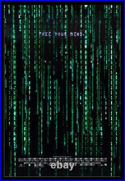 MATRIX RELOADED? CineMasterpieces HOLOFOIL HOLOGRAM MOVIE POSTER FREE YOUR MIND