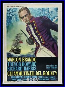 MUTINY ON THE BOUNTY? CineMasterpieces ITALIAN ITALY MOVIE POSTER MARLON BRANDO