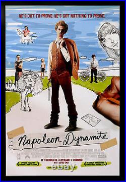 NAPOLEON DYNAMITE? CineMasterpieces 1SH ORIGINAL MOVIE POSTER NM-M UNUSED DS