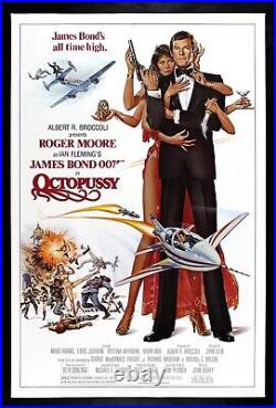 OCTOPUSSY? CineMasterpieces ORIGINAL MOVIE POSTER JAMES BOND 1983