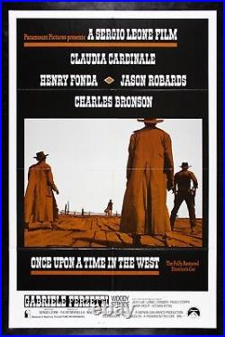 ONCE UPON A TIME IN THE WEST? CineMasterpieces 1980'S RR ORIGINAL MOVIE POSTER