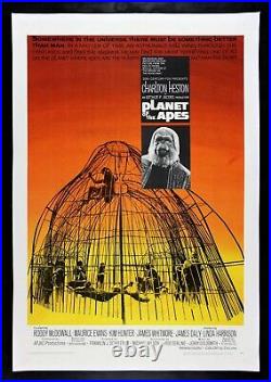 PLANET OF THE APES? CineMasterpieces ORIGINAL RARE SCI FI MOVIE POSTER 1968