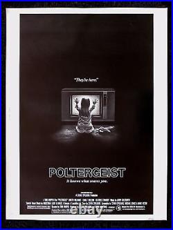 POLTERGEIST? CineMasterpieces 30x40 ORIGINAL SCARY MOVIE POSTER 1982 ROLLED