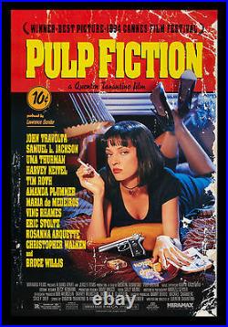 PULP FICTION? CineMasterpieces AUTHENTIC 1994 ORIGINAL MOVIE POSTER C9-C10