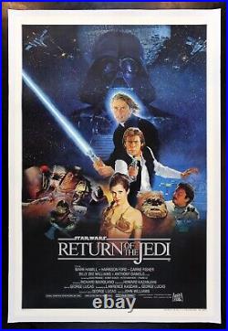 RETURN OF THE JEDI? CineMasterpieces STAR WARS ORIGINAL INTL MOVIE POSTER 1983