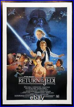 RETURN OF THE JEDI? CineMasterpieces VINTAGE STAR WARS MOVIE POSTER 1983