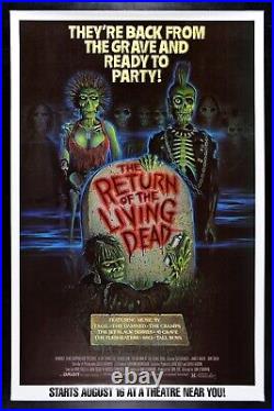 RETURN OF THE LIVING DEAD? CineMasterpieces ORIGINAL MOVIE POSTER ZOMBIE 1985