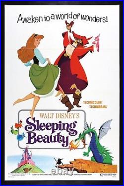 SLEEPING BEAUTY? CineMasterpieces 1970 ORIGINAL MOVIE POSTER DISNEY PRINCESS