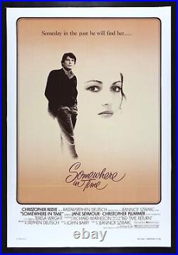 SOMEWHERE IN TIME? CineMasterpieces 1980 ORIGINAL VINTAGE MOVIE POSTER LINEN