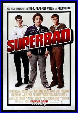 SUPERBAD? CineMasterpieces ORIGINAL MCLOVIN DS MOVIE POSTER SUPER BAD 2007