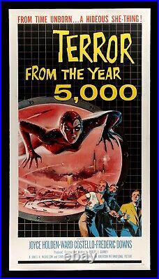 TERROR FROM THE YEAR 5000? CineMasterpieces SPACE ALIEN RARE MOVIE POSTER 1958