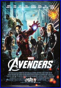THE AVENGERS? CineMasterpieces ORIGINAL MOVIE POSTER ROLLED DS MARVEL 2012