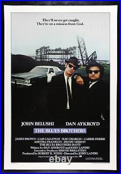 THE BLUES BROTHERS? CineMasterpieces 1980 ORIGINAL VINTAGE MOVIE POSTER